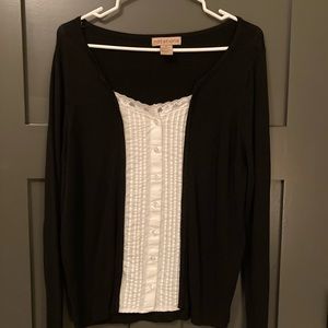 One piece layered look top XL